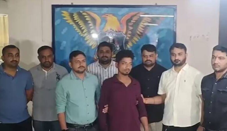 Ahmedabad drug peddler, ધરપકડથી બચવા પોલીસકર્મીઓ પર કાર ચડાવી 1 thenewsdk.in