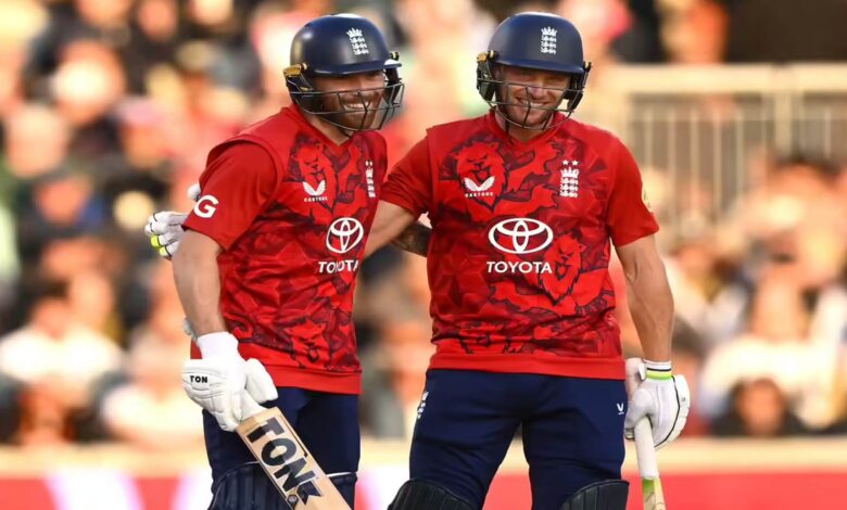 England created history : T20I માં 300 રનનો સ્કોર બનાવી ઈંગ્લેન્ડે રચ્યો ઇતિહાસ, બનાવ્યો એક ખાસ રેકોર્ડ 1 thenewsdk.in