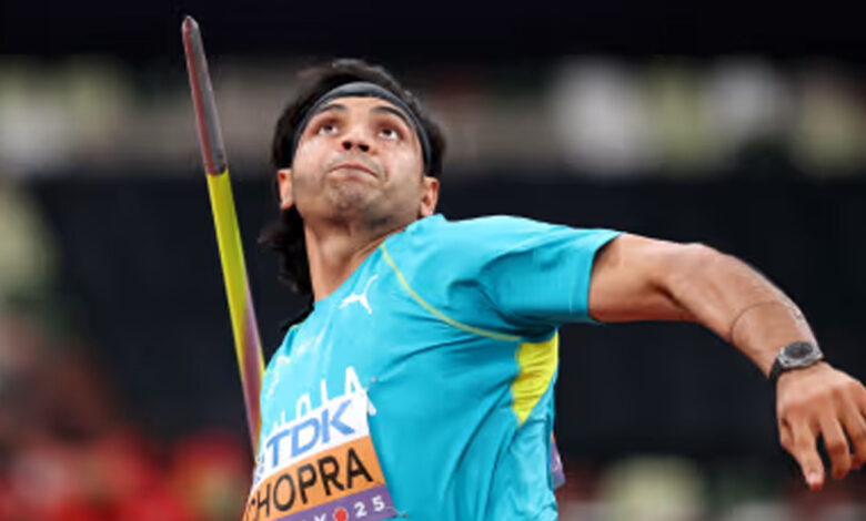 Neeraj Chopra : નીરજ ચોપરાએ પહેલા જ થ્રોમાં કરી કમાલ, વર્લ્ડ એથ્લેટિક્સ ચેમ્પિયનશીપની ફાઈનલમાં કરી એન્ટ્રી 1 thenewsdk.in