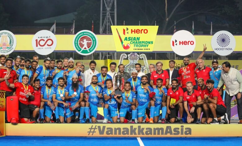 ભારત બન્યું ચોથી વખત ચેમ્પિયન; Hockey ભારતીય ટીમ સાઉથ કોરિયાને 4-1થી હરાવ્યું 1 thenewsdk.in
