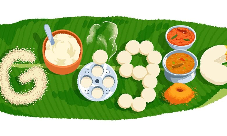 Google Doodle Idli : ગુગલના ડૂડલ પર ઈડલી, જાણો આ ડૂડલ માટે કેમ ઇડલી જ પસંદ કરવામાં આવી? 1 thenewsdk.in