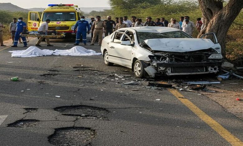 Accident : નખત્રાણા-ભુજ માર્ગ પર ભયાનક અકસ્માત, 2ના મોત 1 thenewsdk.in