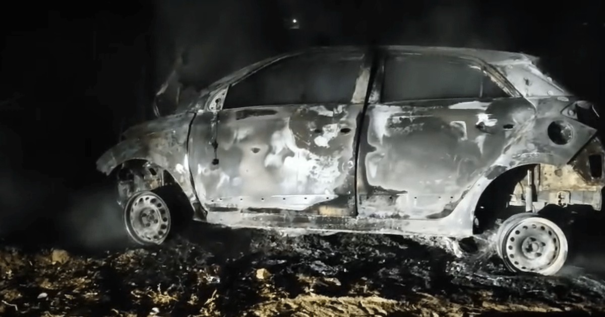 ભયાનક રોડ અકસ્માત: દાંતીવાડા નજીક કારમાં આગ, બેના મોત