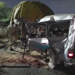 ઇન્દોરમાં ભયાનક અકસ્માત: લગ્નથી પરત ફરતી વાનને મિની-ટ્રકની ટક્કર, 4નાં મોત, 8 ગંભીર